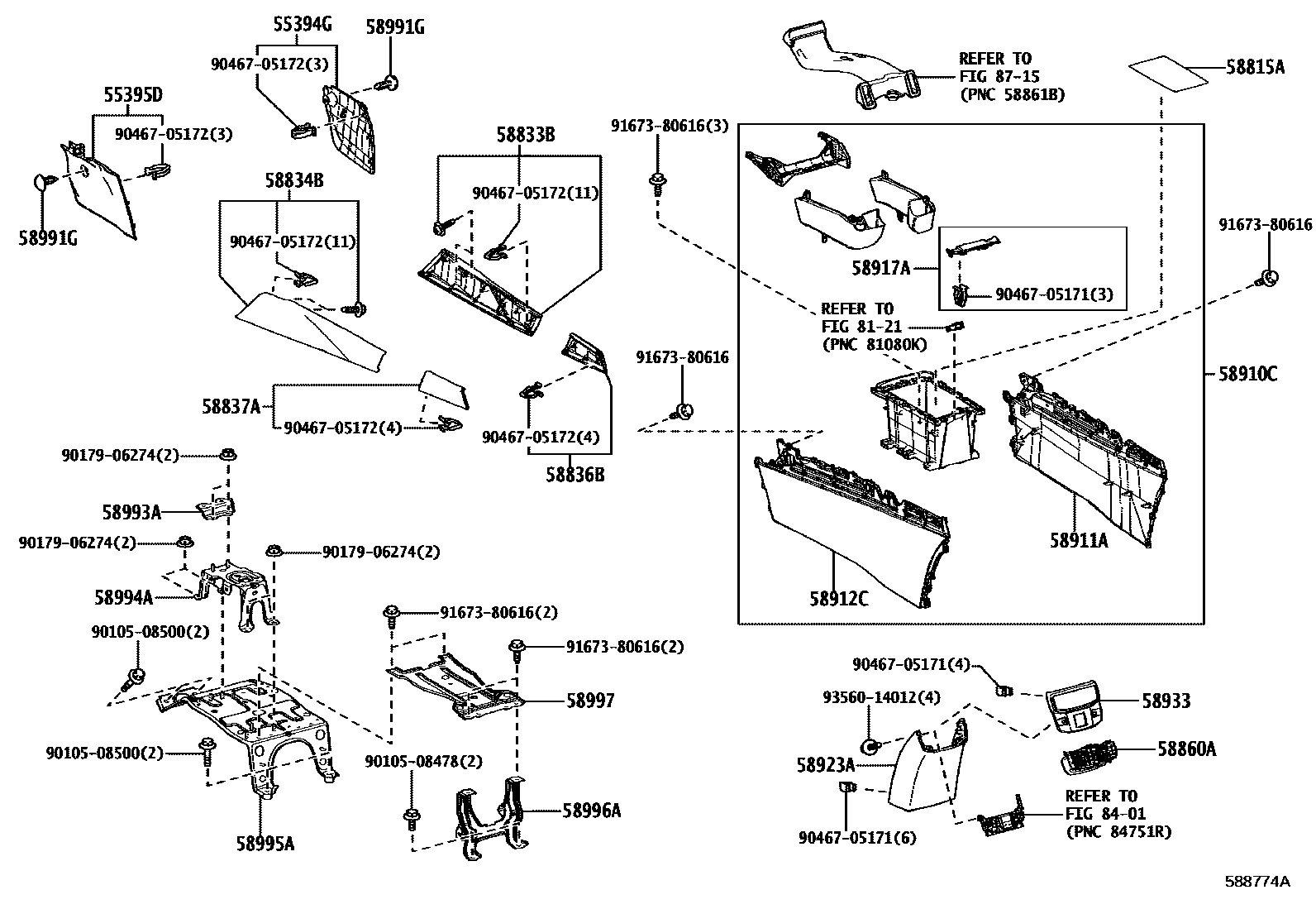 5806 — CONSOLE BOX & BRACKET