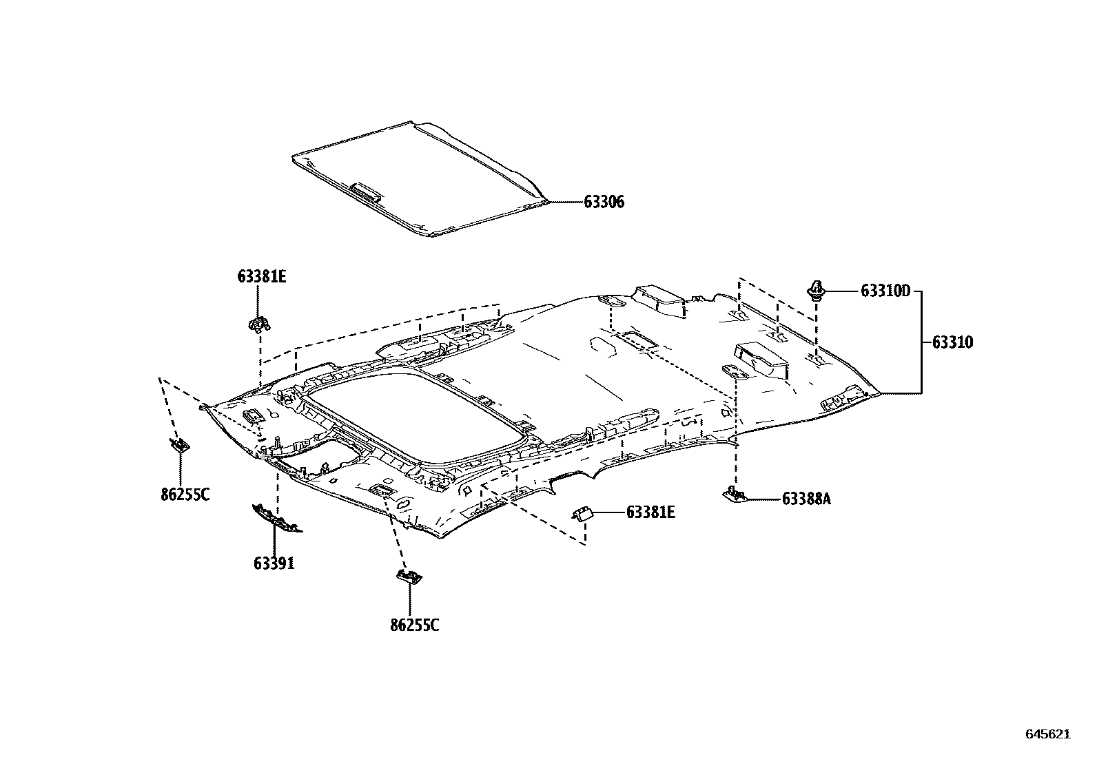 6402 — ROOF HEADLINING & SILENCER PAD