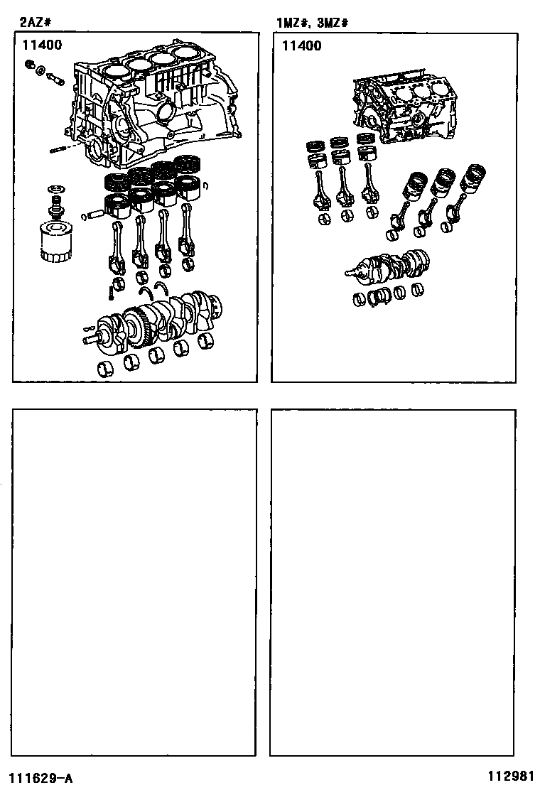 1102 — SHORT BLOCK ASSEMBLY
