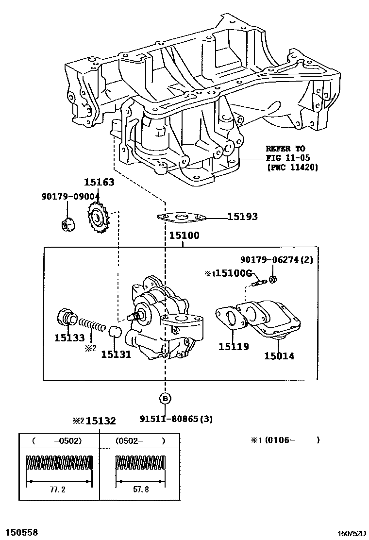 1501 — ENGINE OIL PUMP