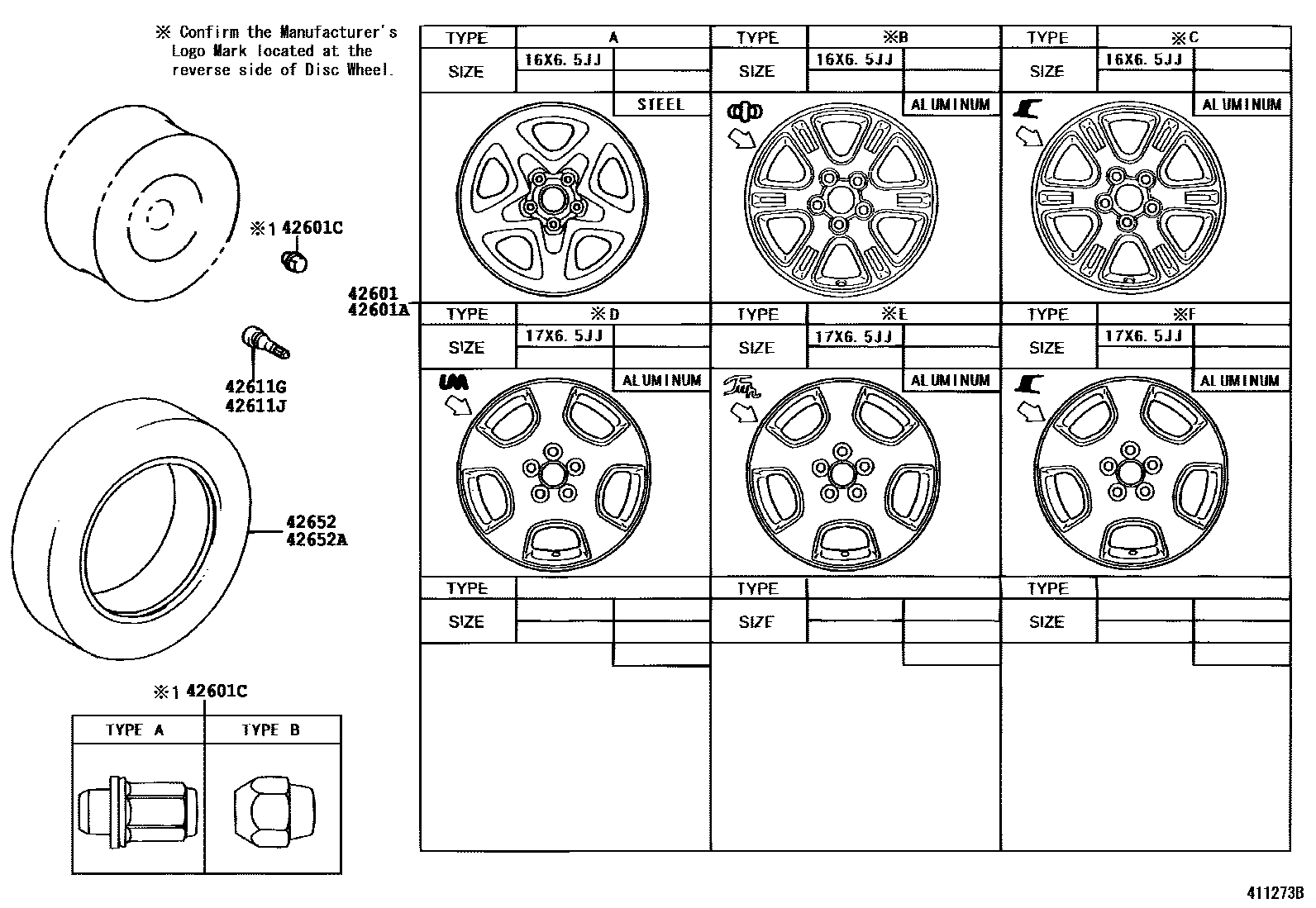 4103 — DISC WHEEL & WHEEL CAP