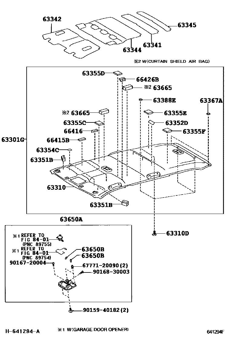 6402 — ROOF HEADLINING & SILENCER PAD