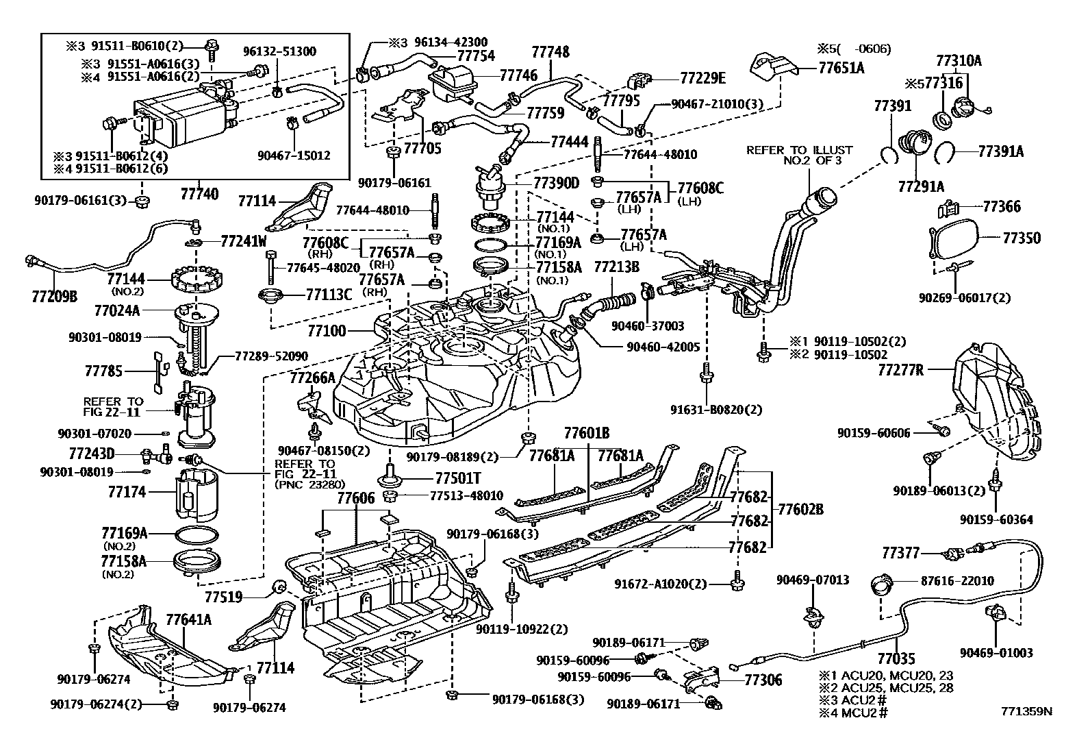 7701 — FUEL TANK & TUBE