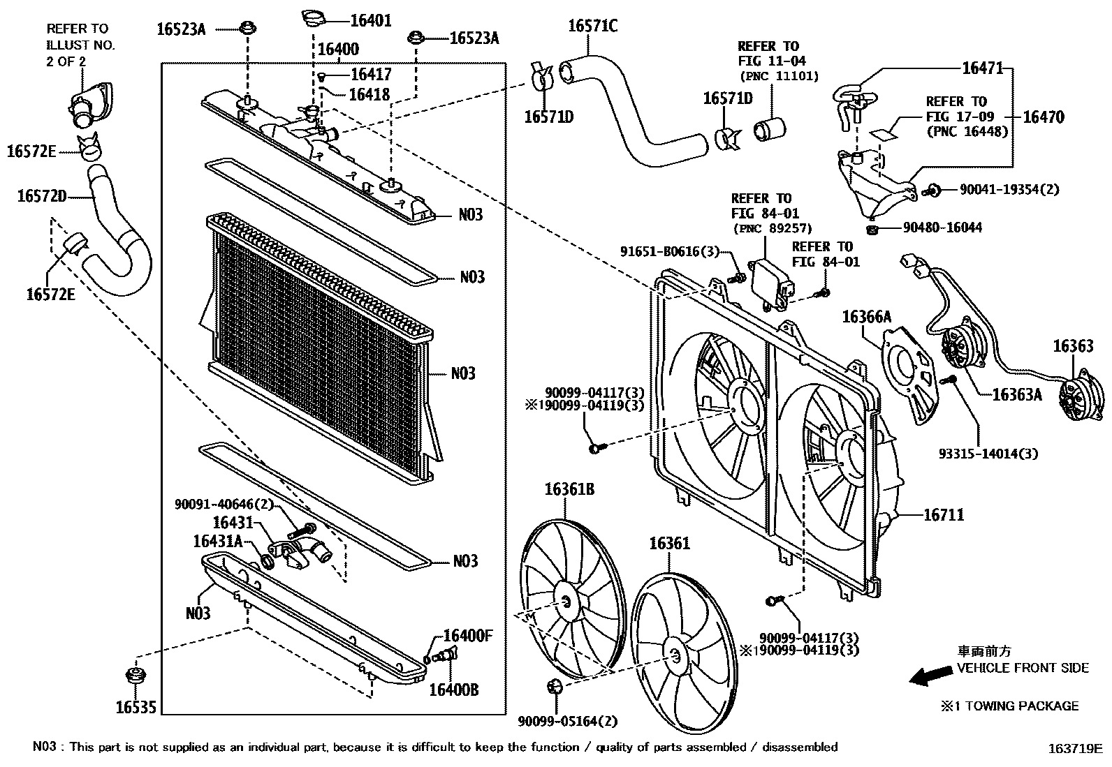 1603 — RADIATOR & WATER OUTLET