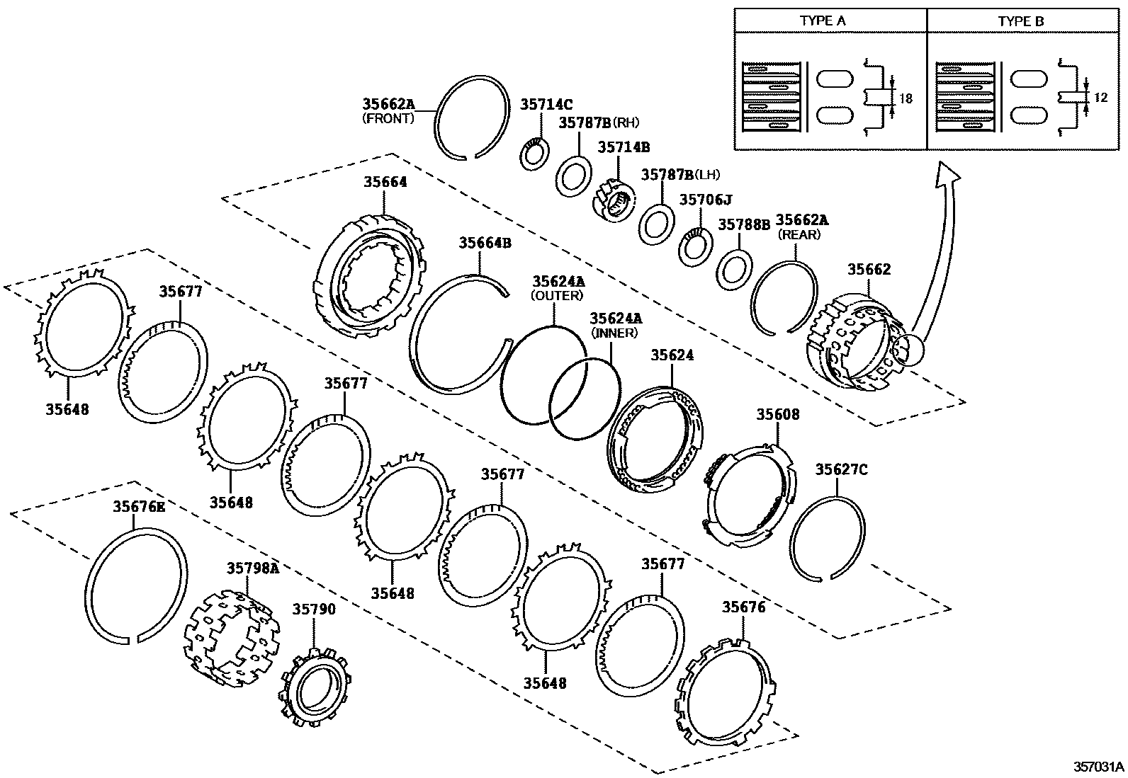 3508 — CENTER SUPPORT & PLANETARY SUN GEAR (ATM)