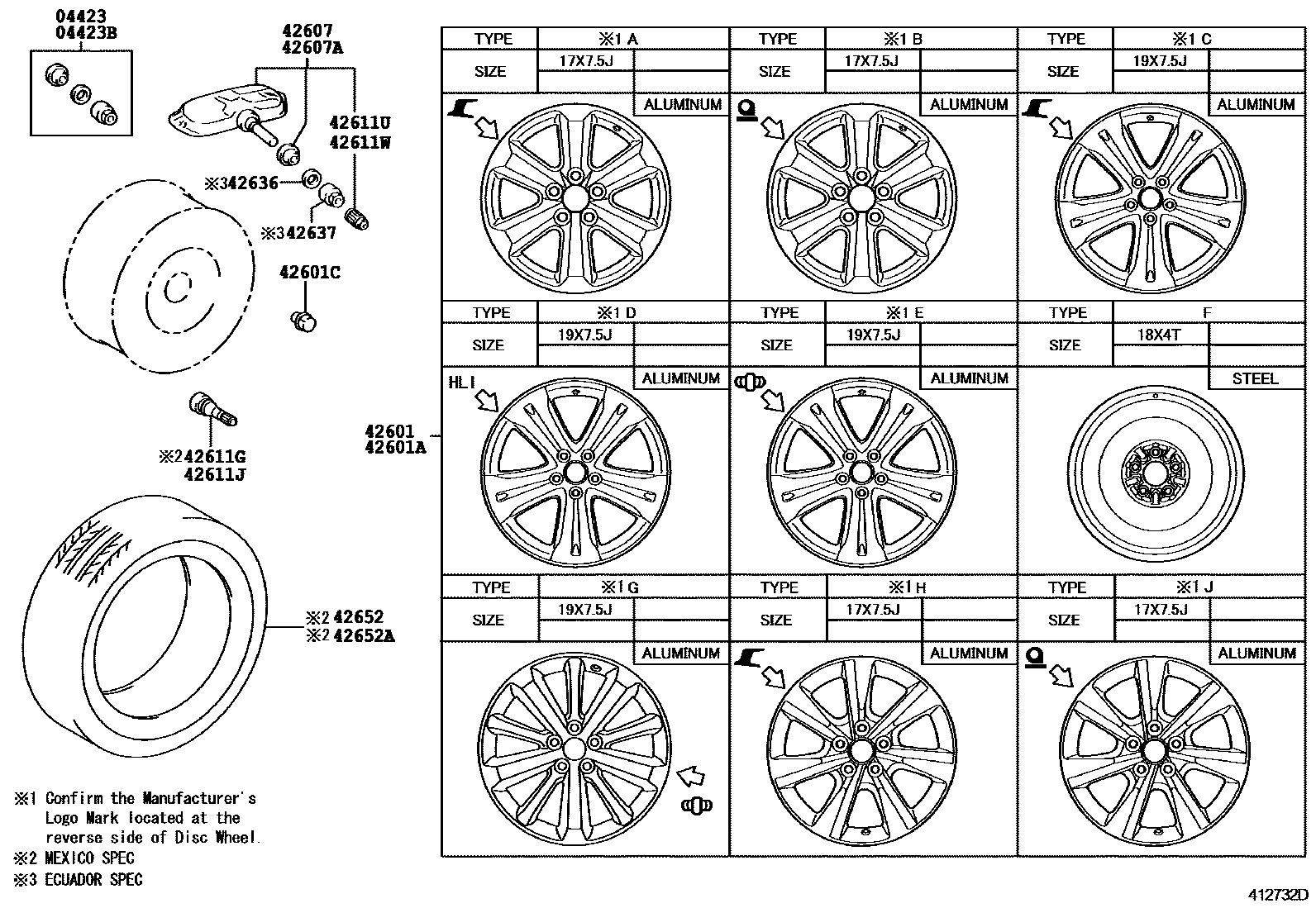 4103 — DISC WHEEL & WHEEL CAP