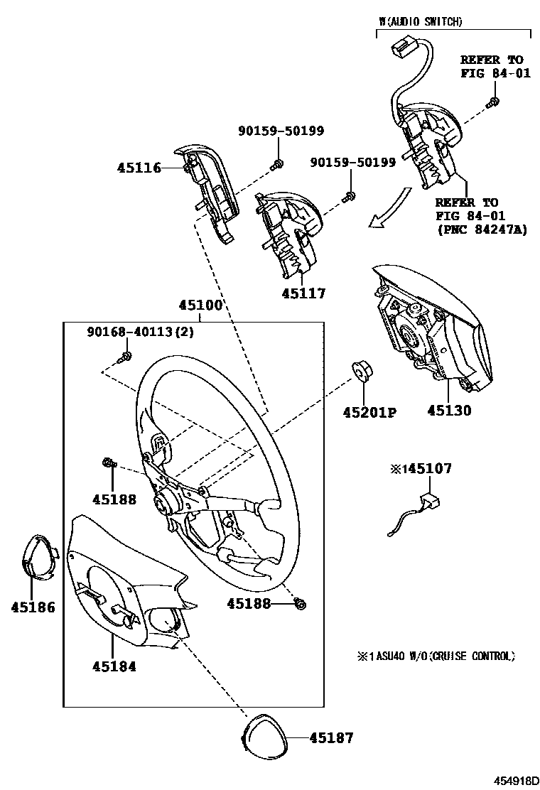 4504 — STEERING WHEEL