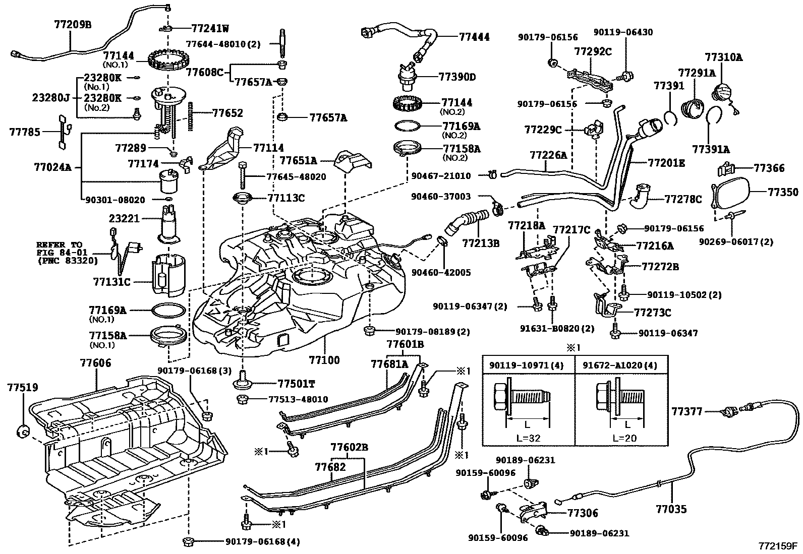 7701 — FUEL TANK & TUBE