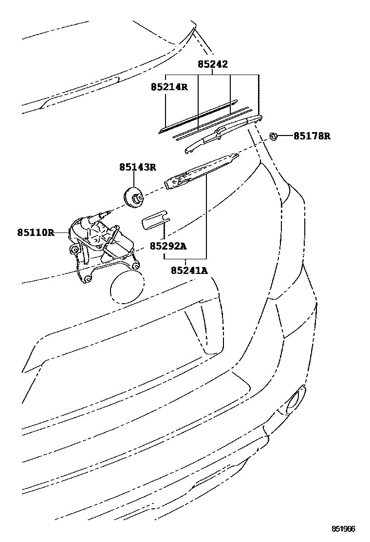 8502 — REAR WIPER