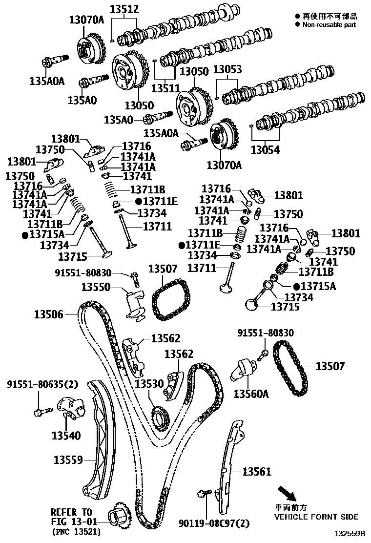 1302 — CAMSHAFT & VALVE