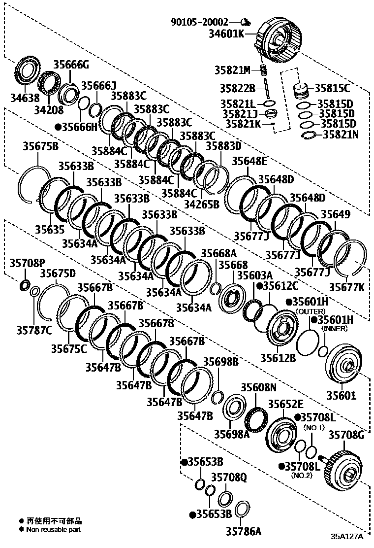 3507 — BRAKE BAND & MULTIPLE DISC CLUTCH (ATM)