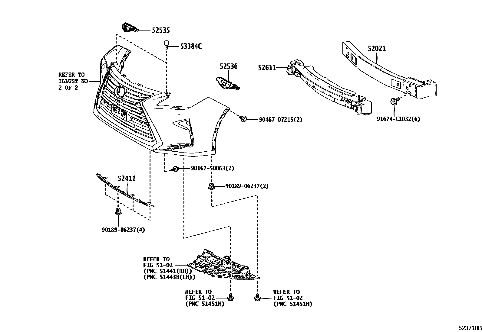 5201 — FRONT BUMPER & BUMPER STAY