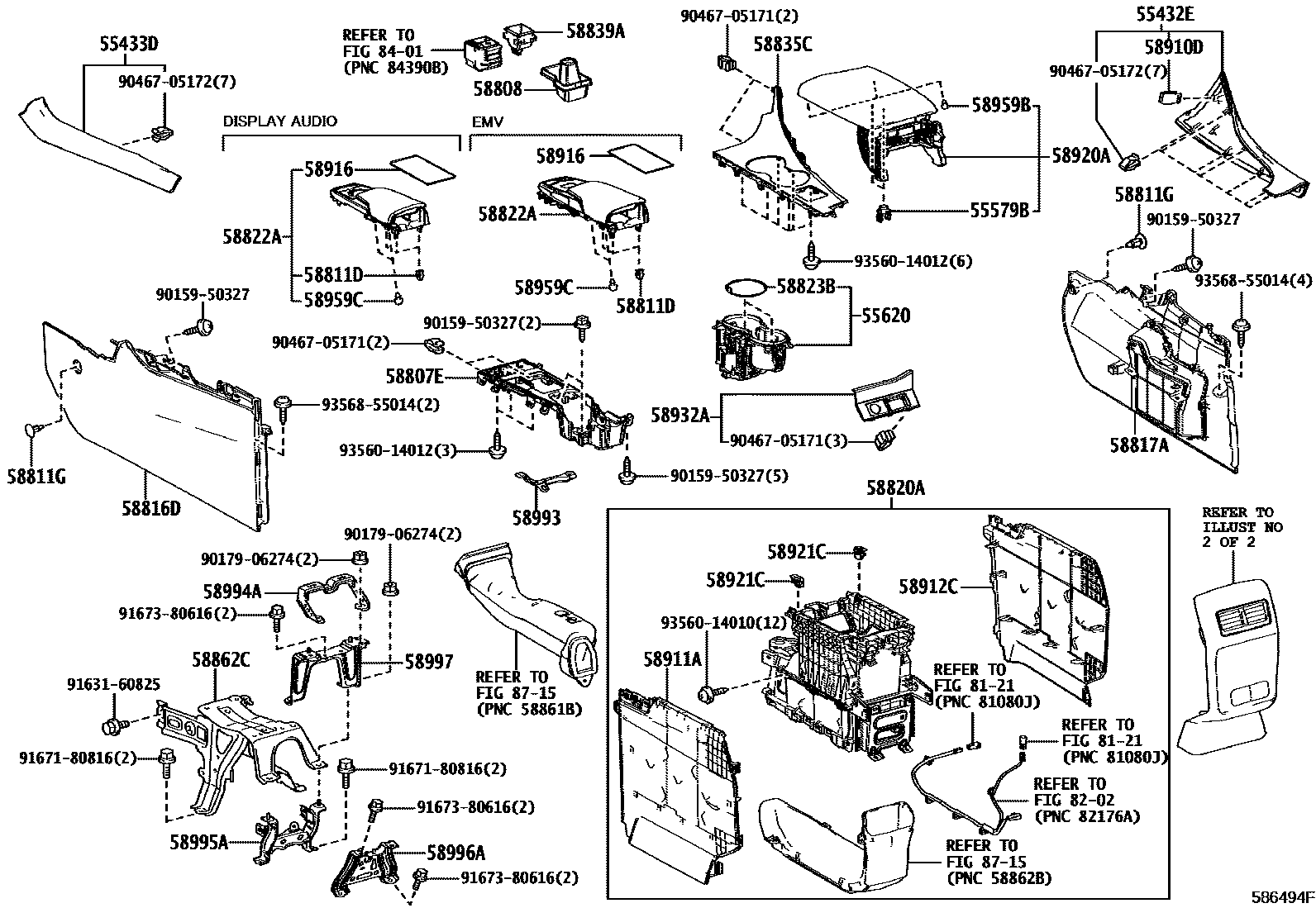 5806 — CONSOLE BOX & BRACKET
