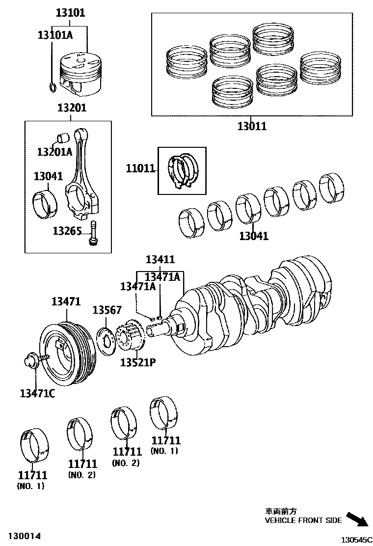 1301 — CRANKSHAFT & PISTON