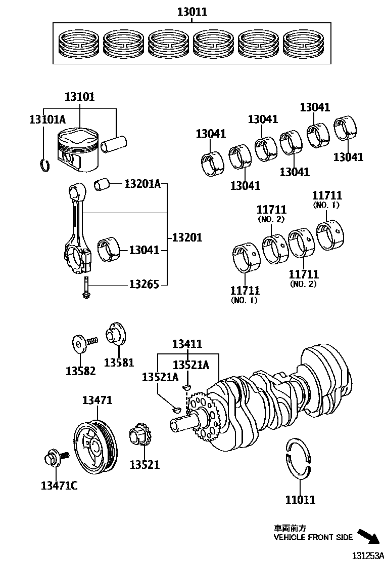1301 — CRANKSHAFT & PISTON