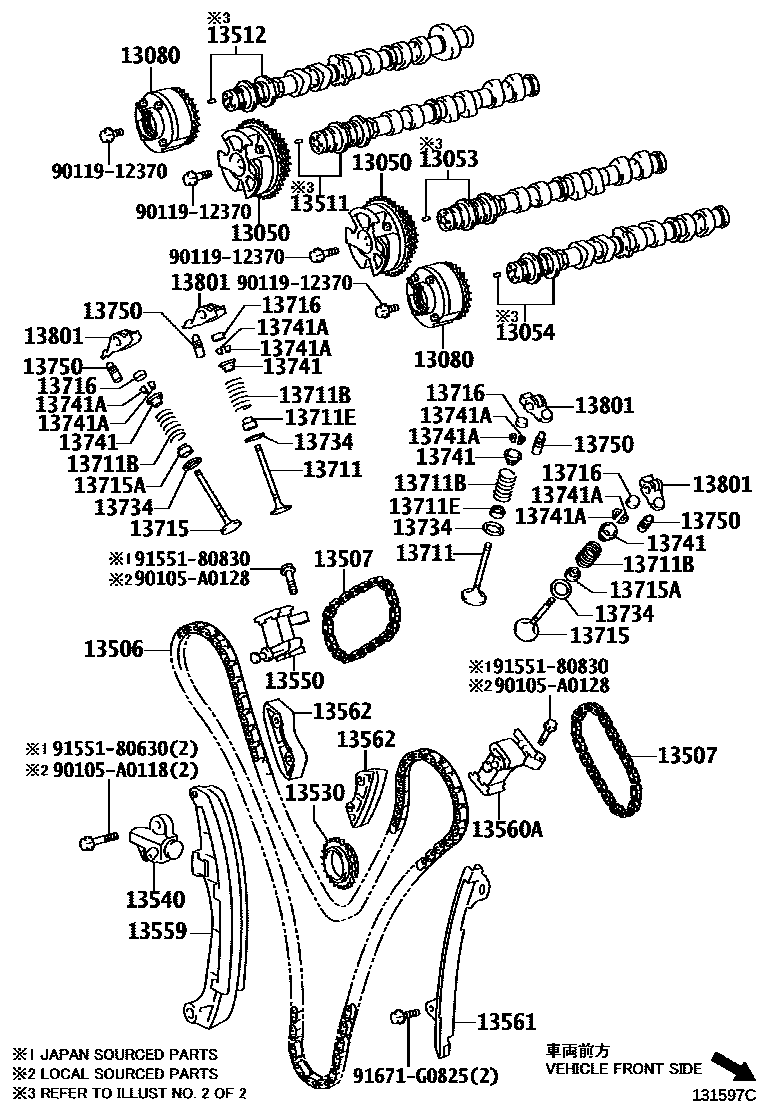 1302 — CAMSHAFT & VALVE