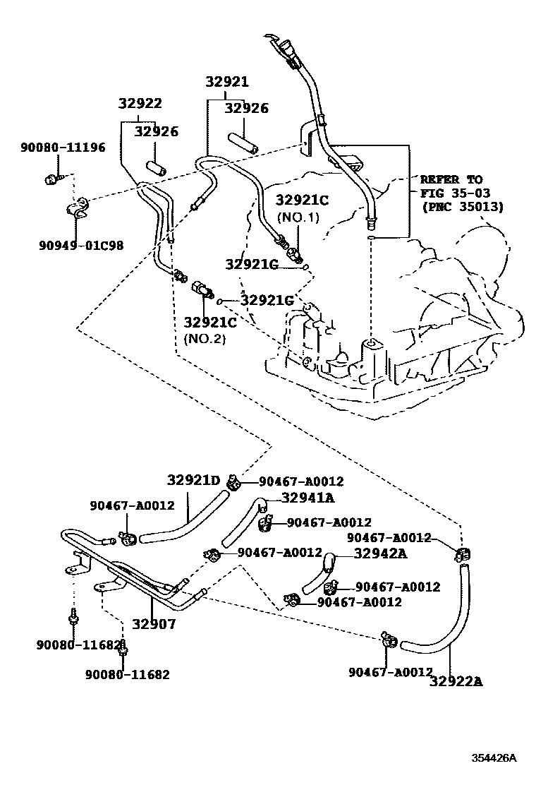 3514 — OIL COOLER & TUBE (ATM)