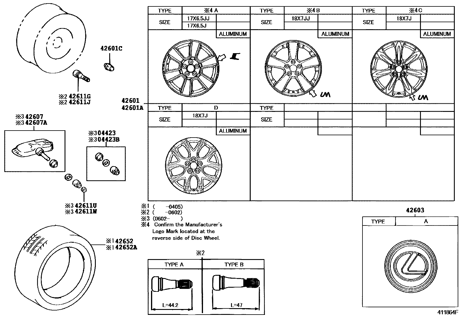 4103 — DISC WHEEL & WHEEL CAP