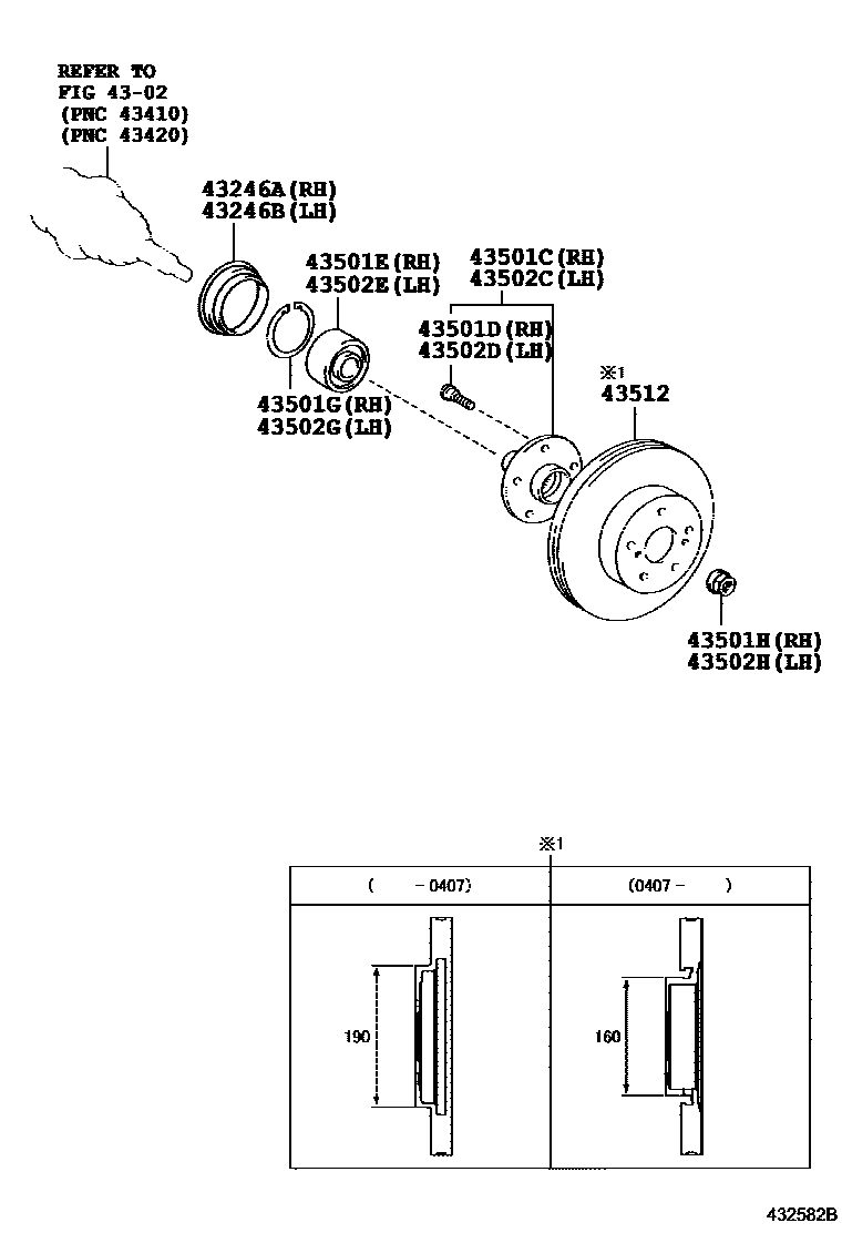 4303 — FRONT AXLE HUB