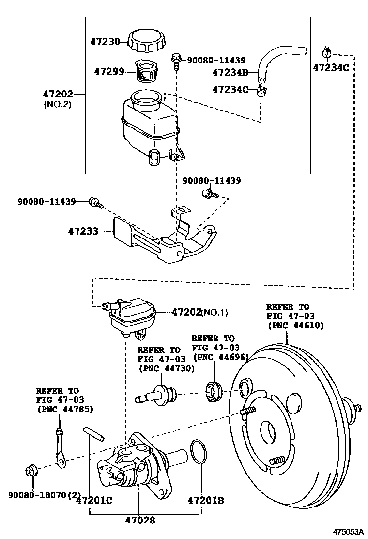 4702 — BRAKE MASTER CYLINDER