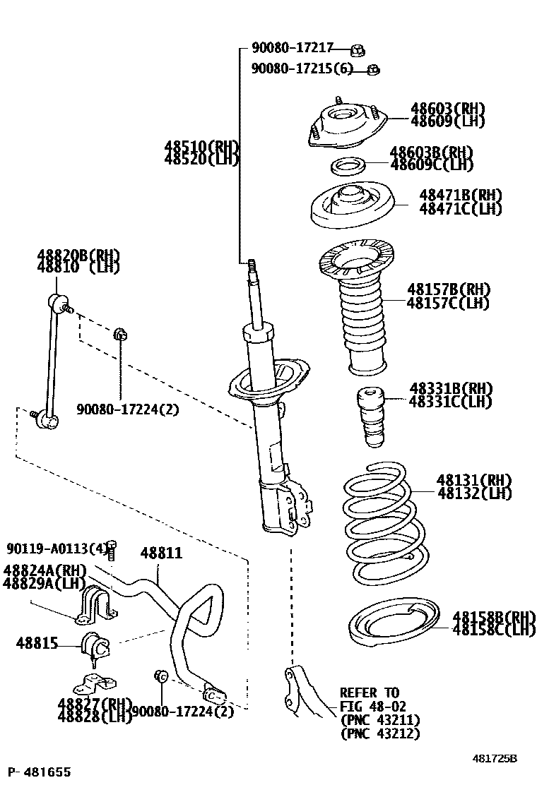 4803 — FRONT SPRING & SHOCK ABSORBER