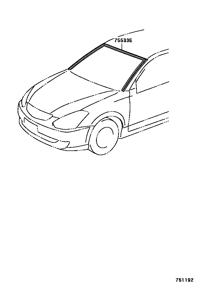 7502 — FRONT MOULDING