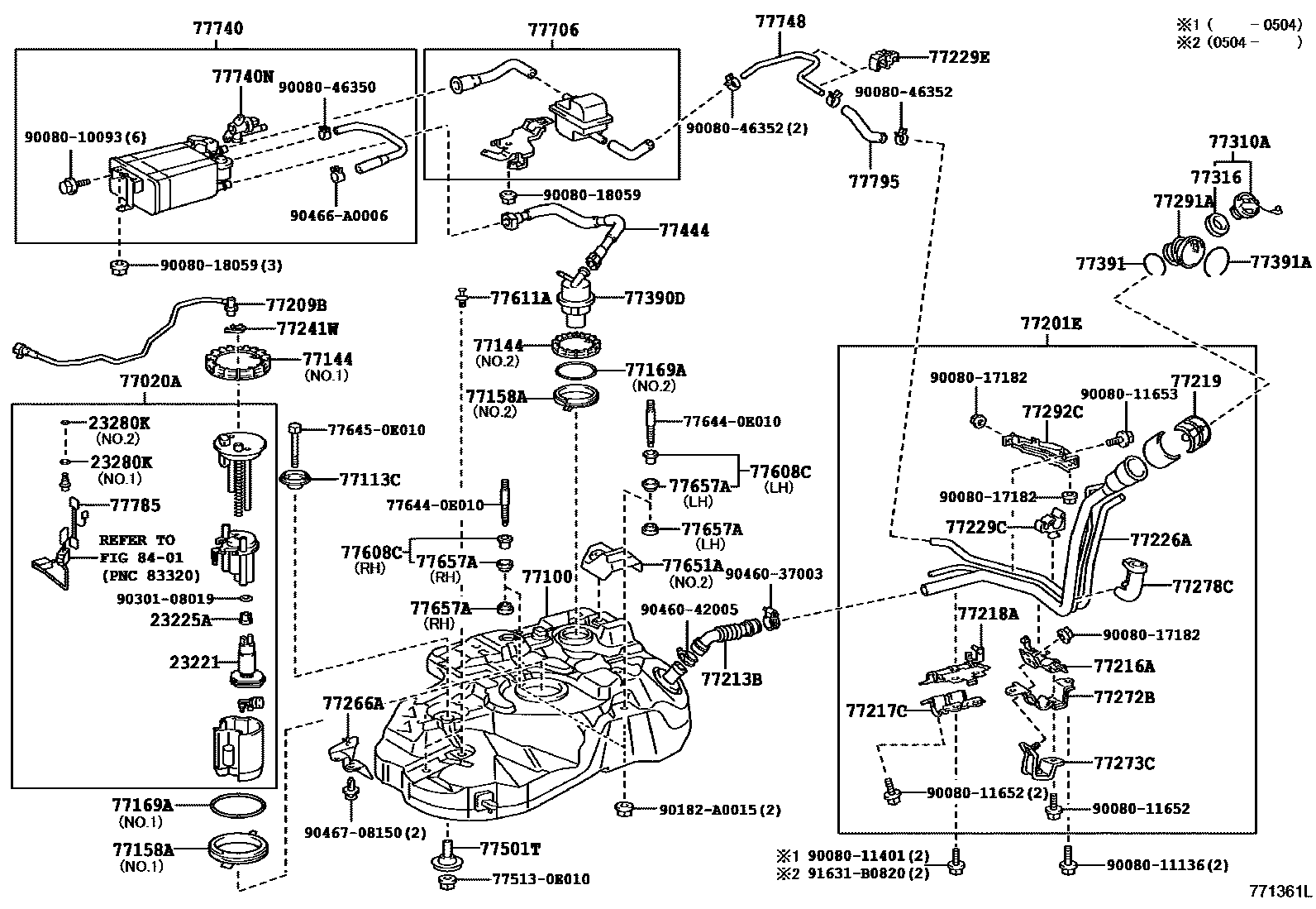 7701 — FUEL TANK & TUBE