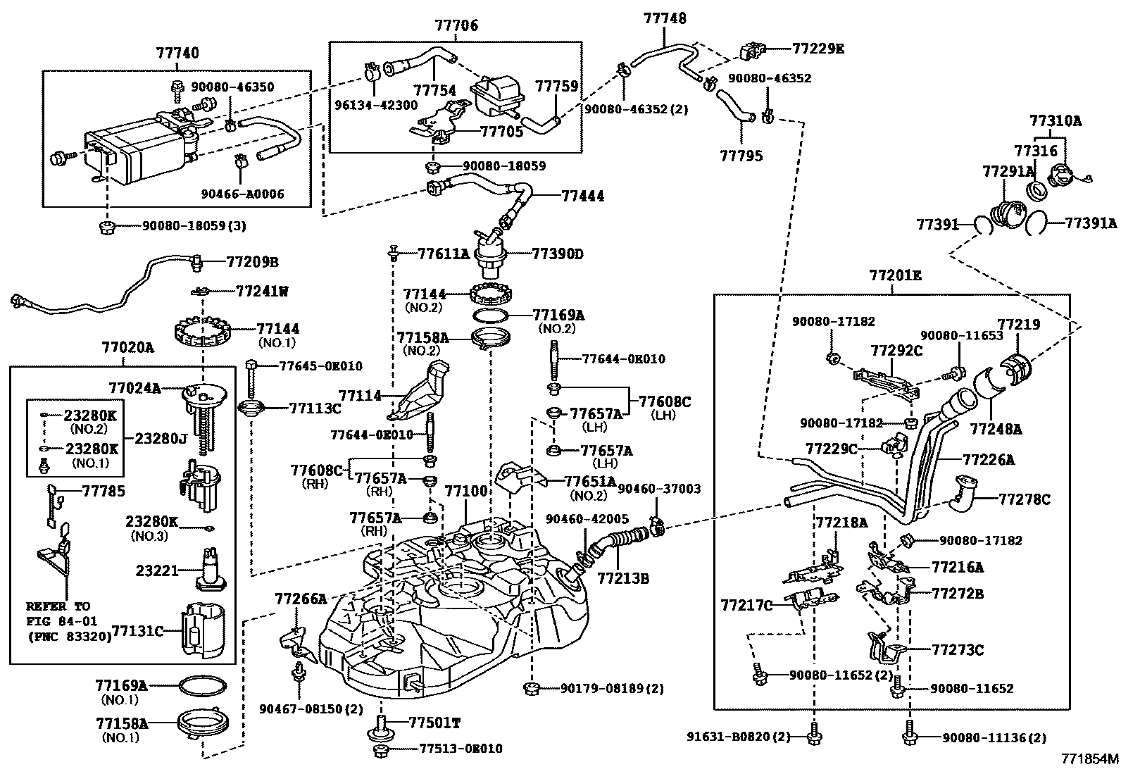 7701 — FUEL TANK & TUBE