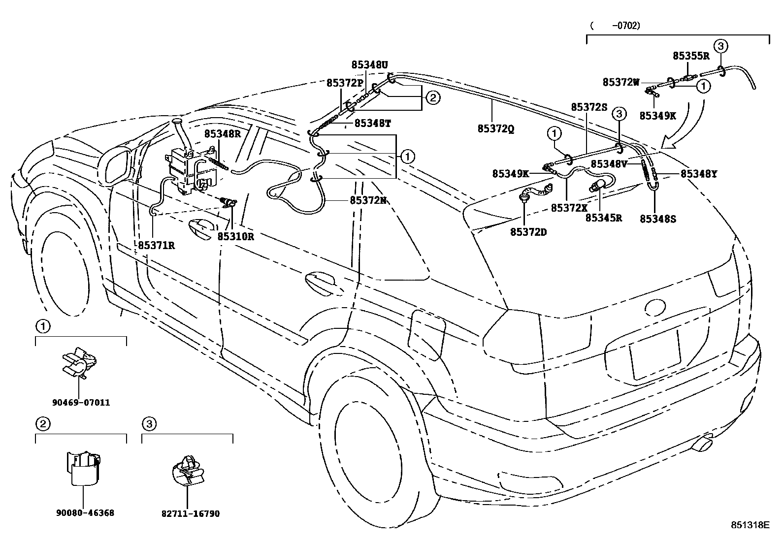 8504 — REAR WASHER