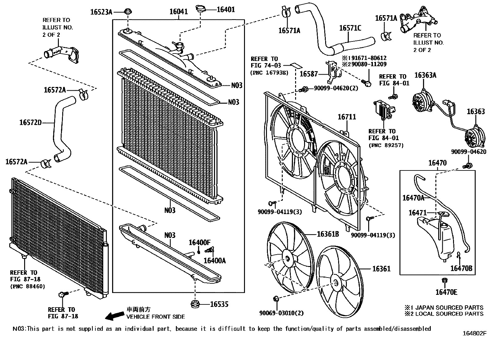 1603 — RADIATOR & WATER OUTLET