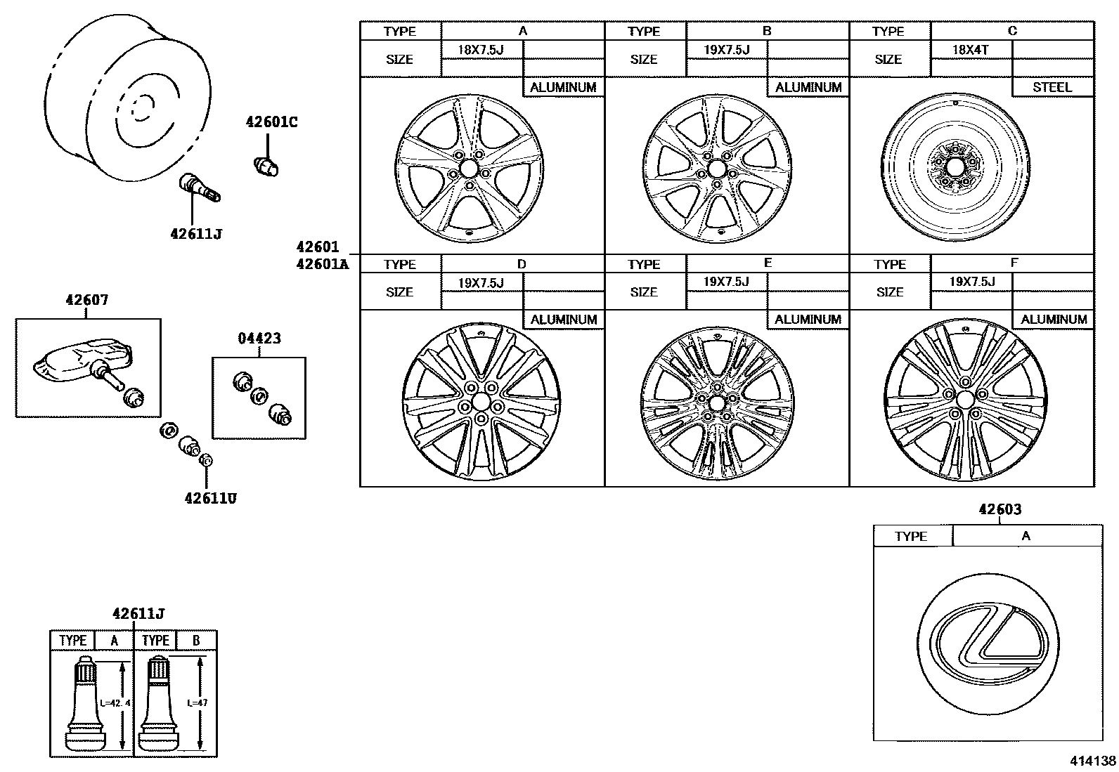 4103 — DISC WHEEL & WHEEL CAP