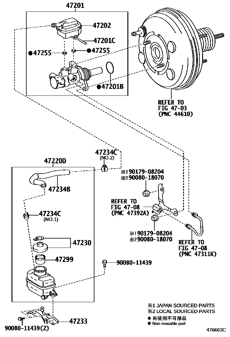 4702 — BRAKE MASTER CYLINDER