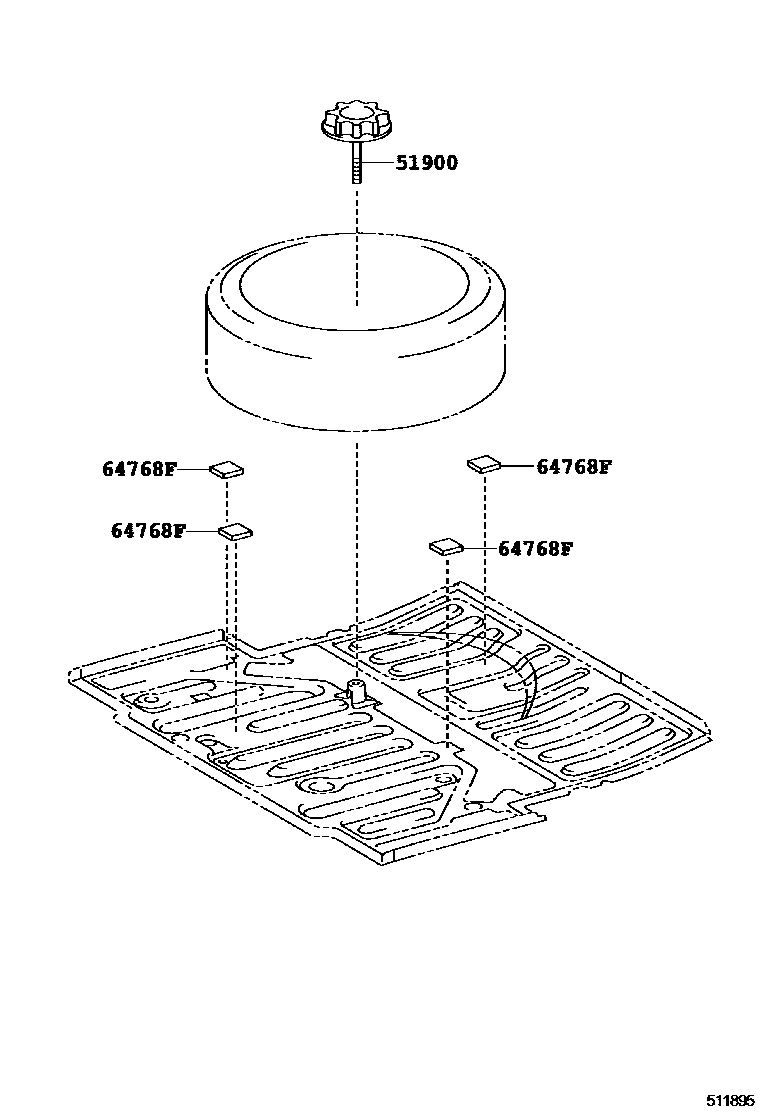 5104 — SPARE WHEEL CARRIER
