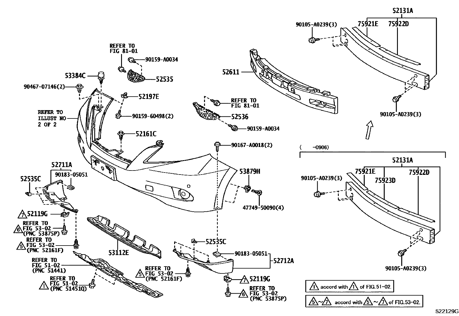 5201 — FRONT BUMPER & BUMPER STAY