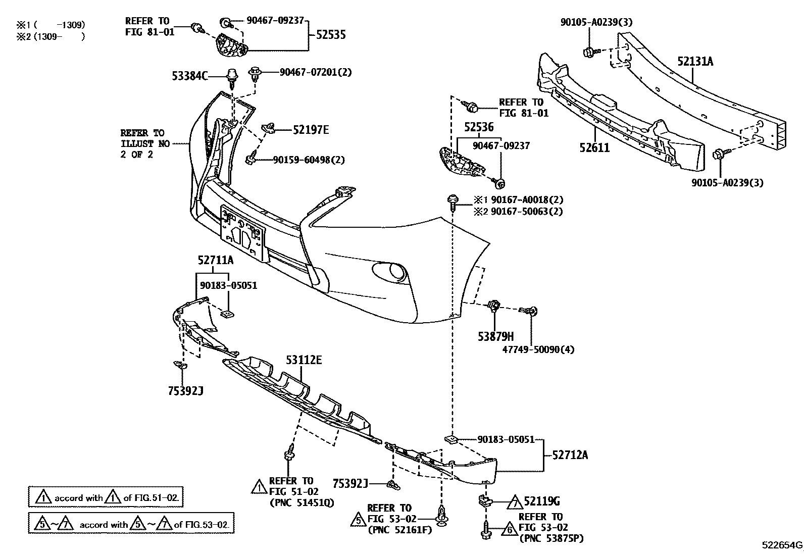 5201 — FRONT BUMPER & BUMPER STAY