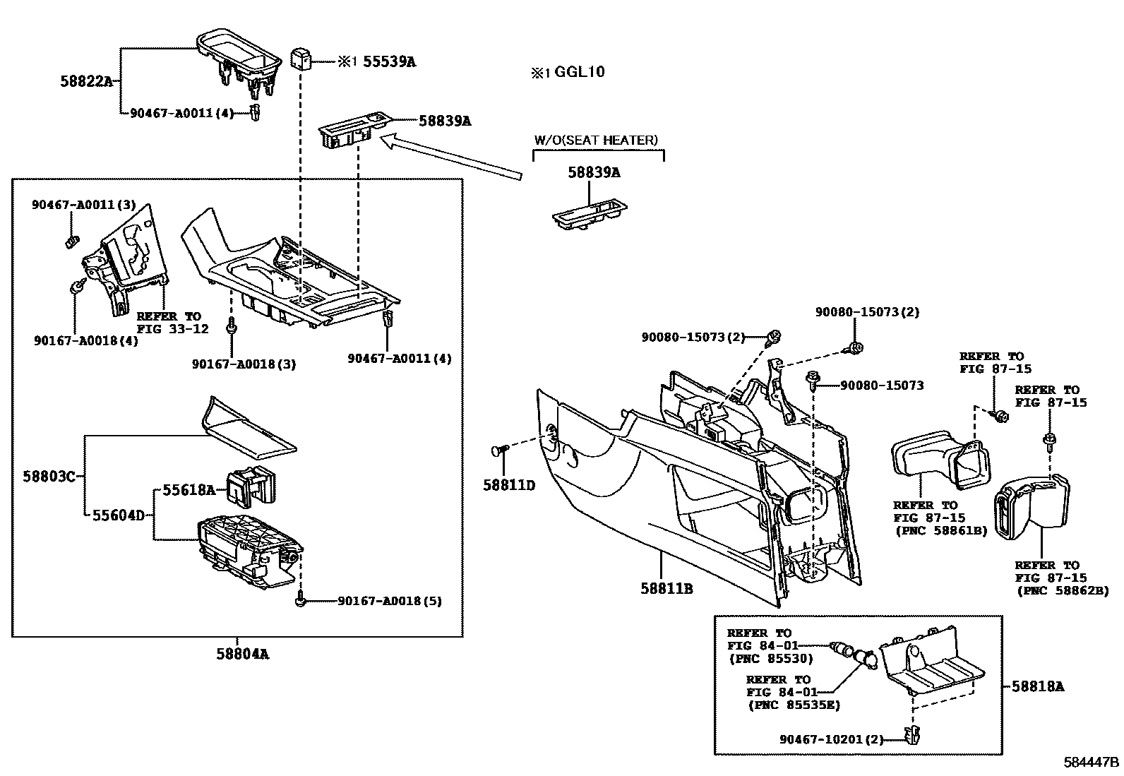 5806 — CONSOLE BOX & BRACKET