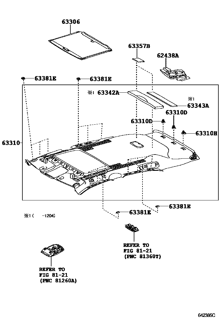 6402 — ROOF HEADLINING & SILENCER PAD