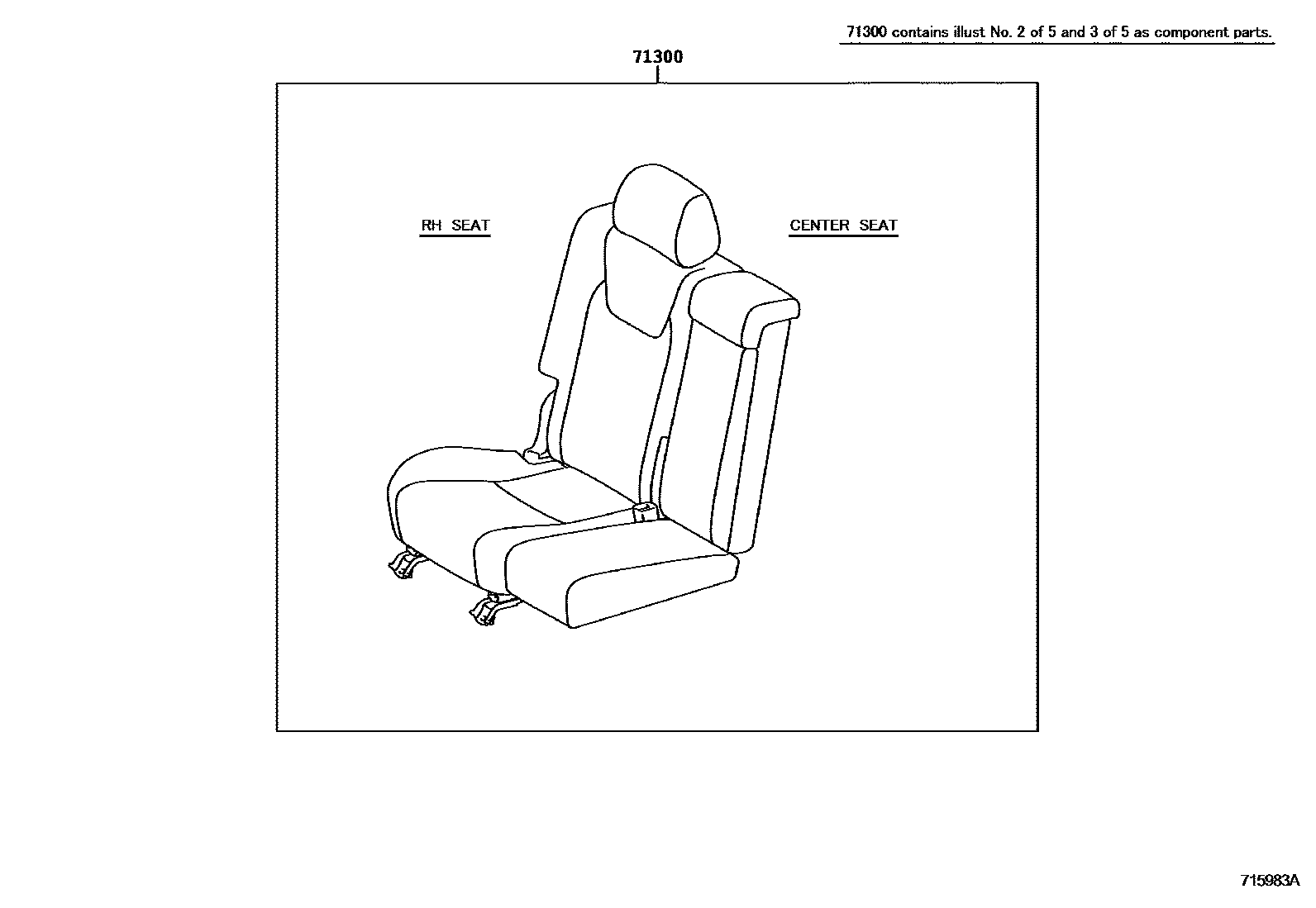 7102 — REAR SEAT & SEAT TRACK