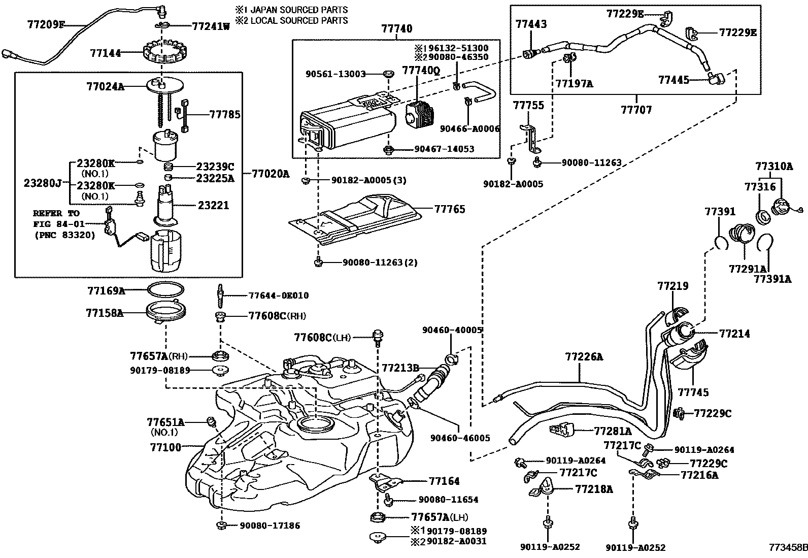 7701 — FUEL TANK & TUBE