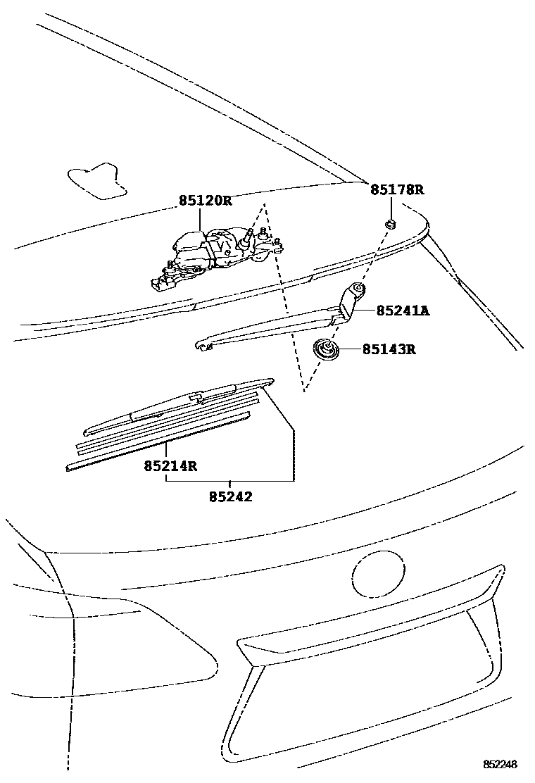 8502 — REAR WIPER