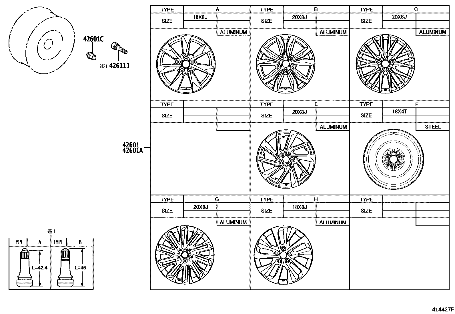4103 — DISC WHEEL & WHEEL CAP