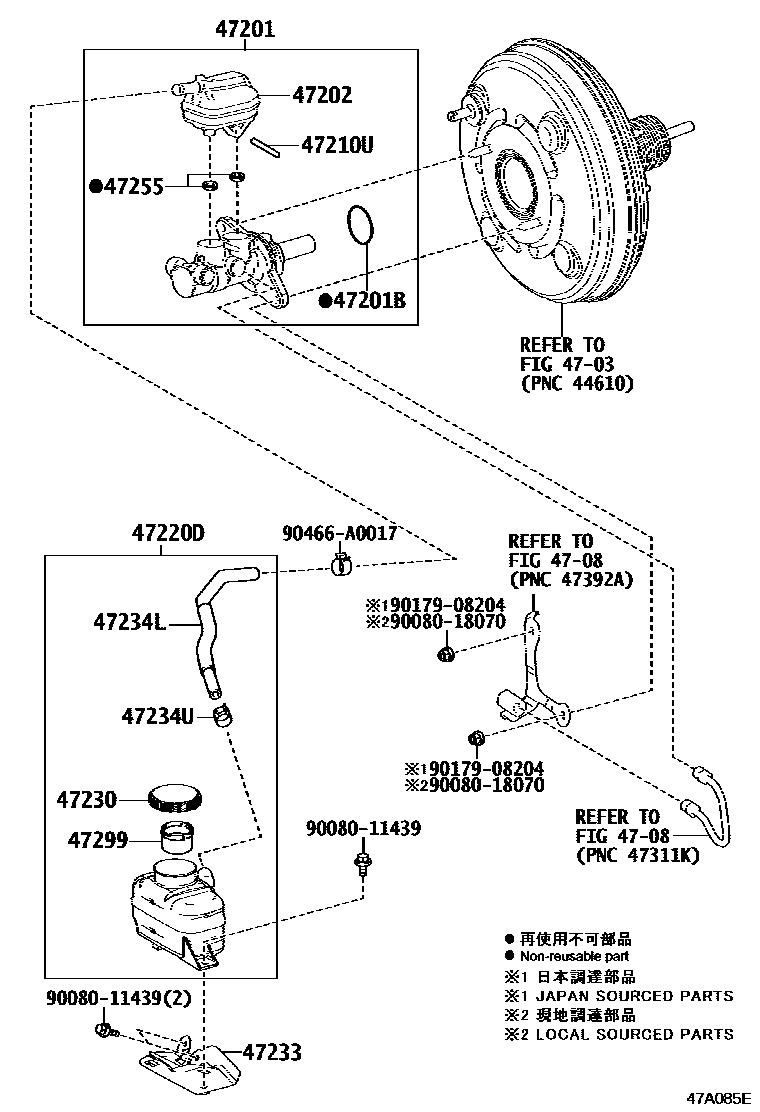 4702 — BRAKE MASTER CYLINDER