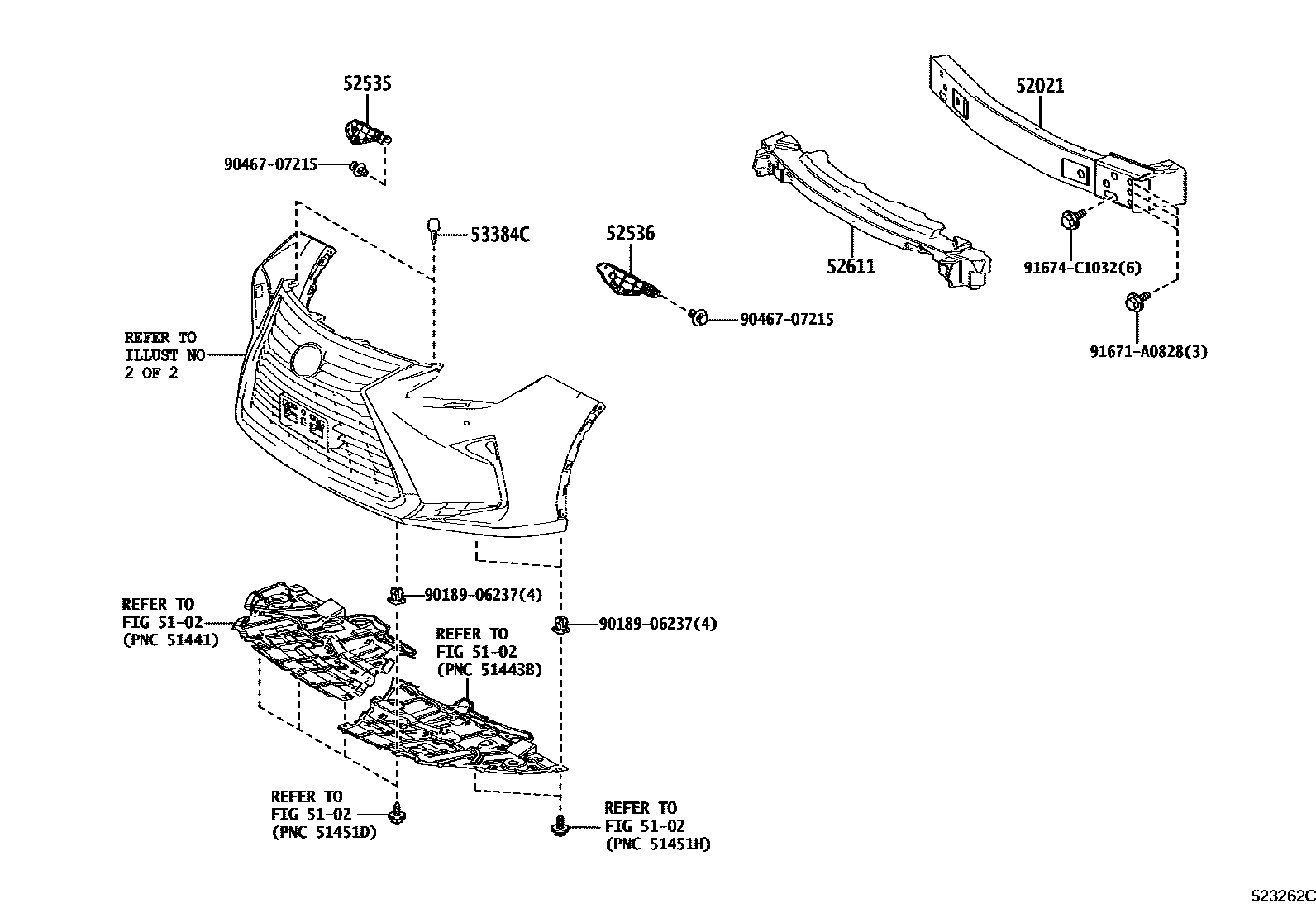 5201 — FRONT BUMPER & BUMPER STAY