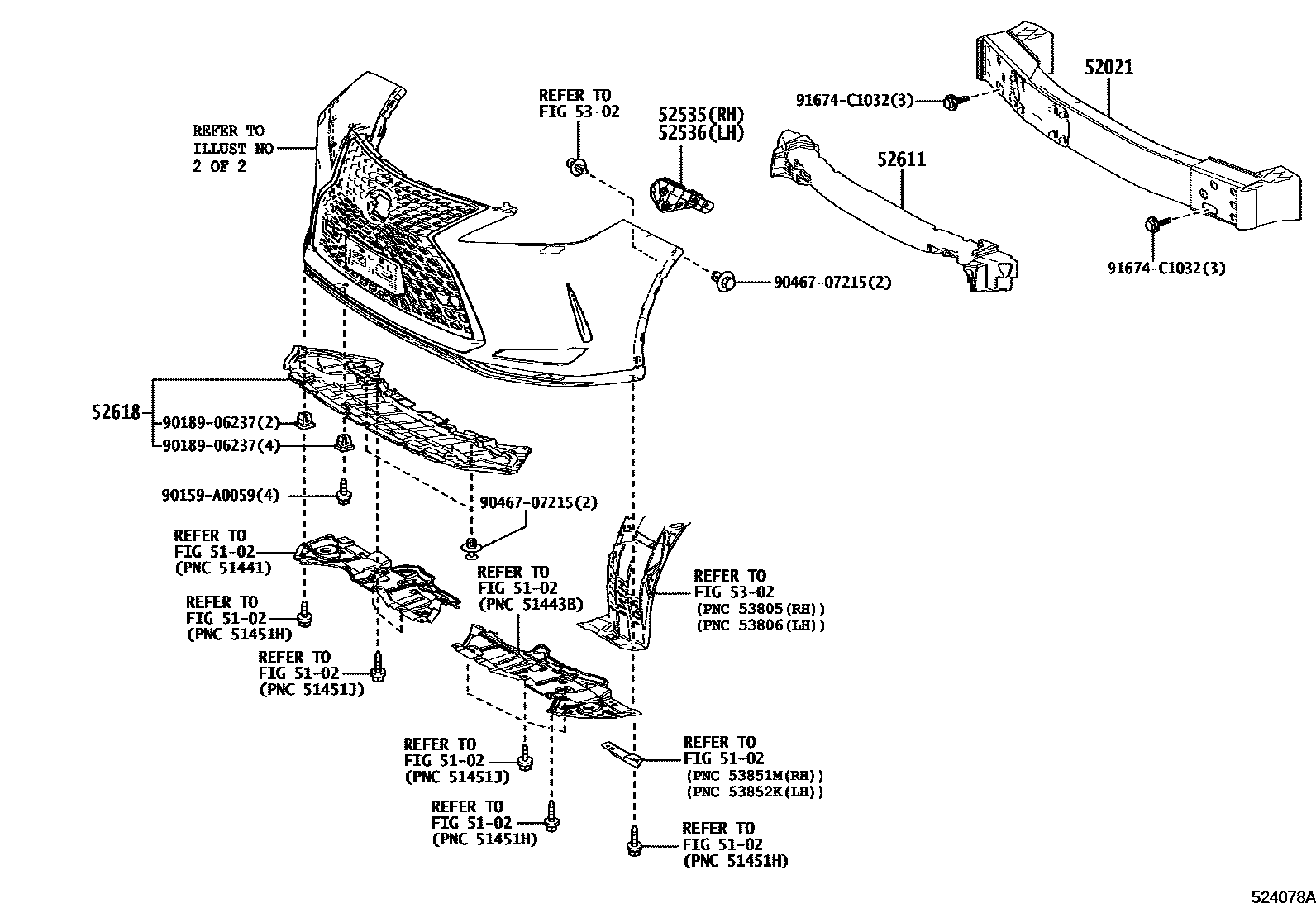 5201 — FRONT BUMPER & BUMPER STAY