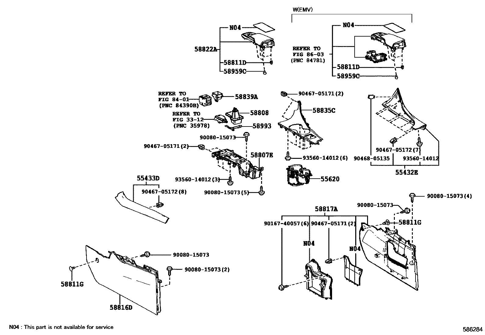 5806 — CONSOLE BOX & BRACKET