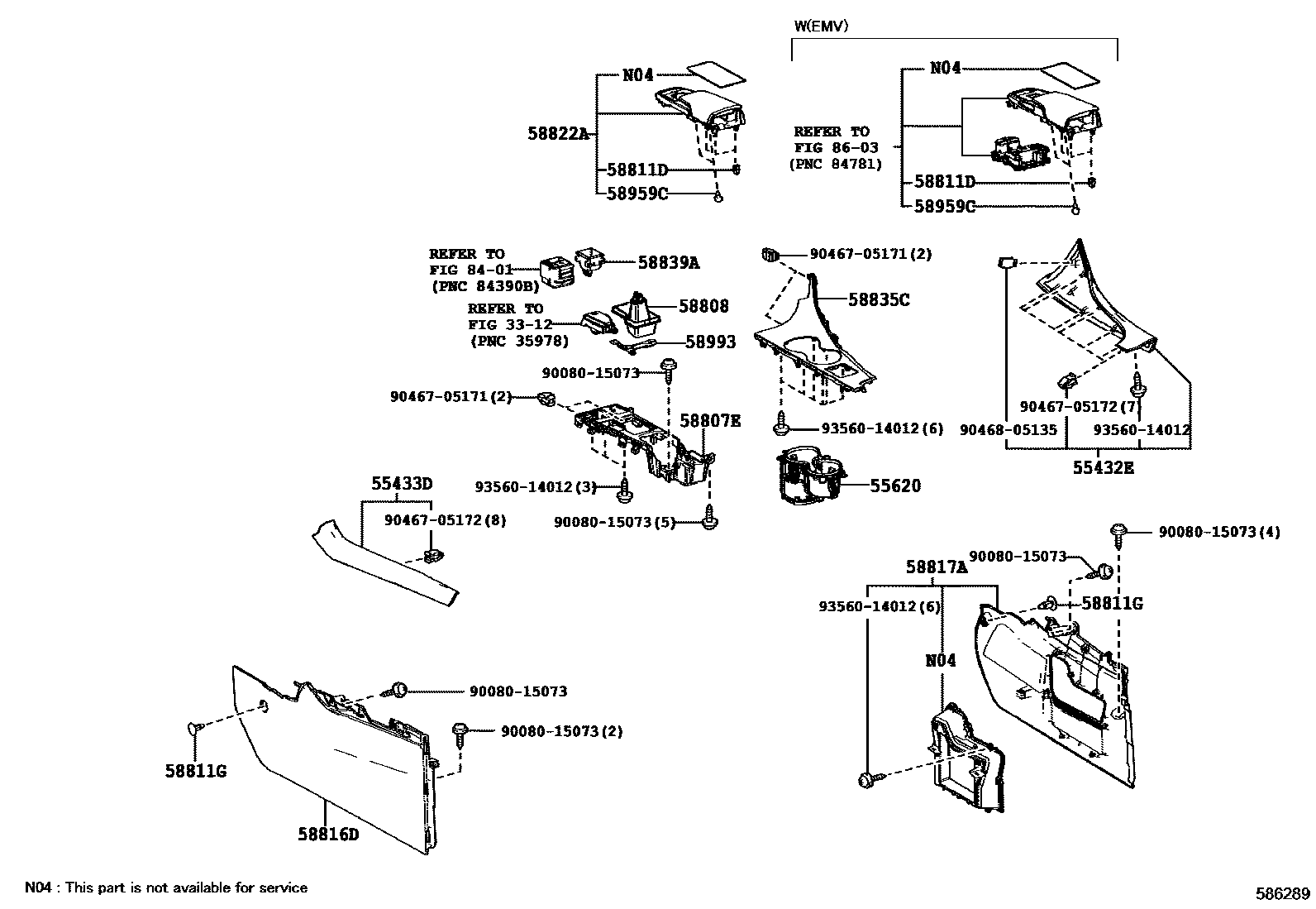5806 — CONSOLE BOX & BRACKET