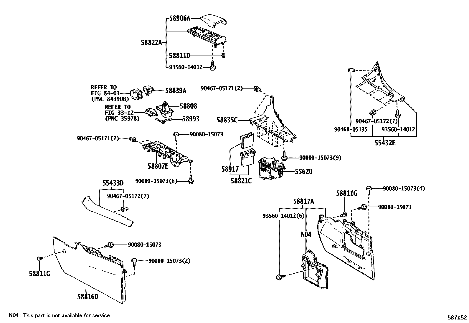 5806 — CONSOLE BOX & BRACKET