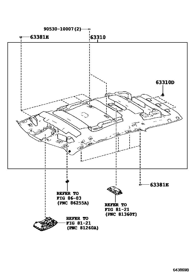 6402 — ROOF HEADLINING & SILENCER PAD