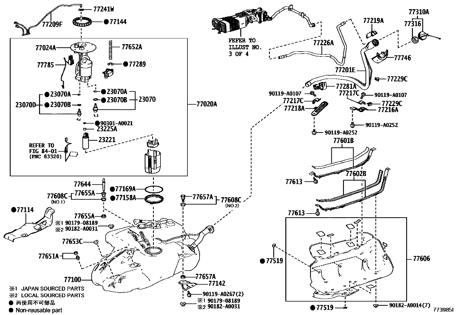 7701 — FUEL TANK & TUBE