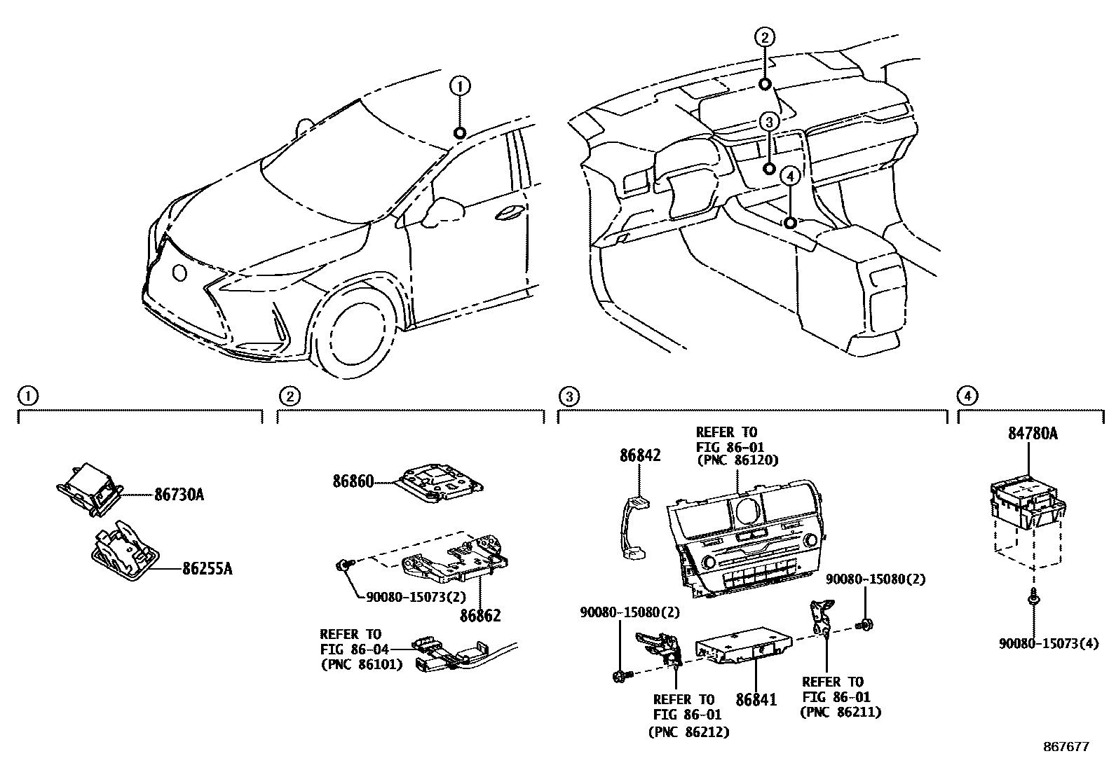 8603 — NAVIGATION & FRONT MONITOR DISPLAY